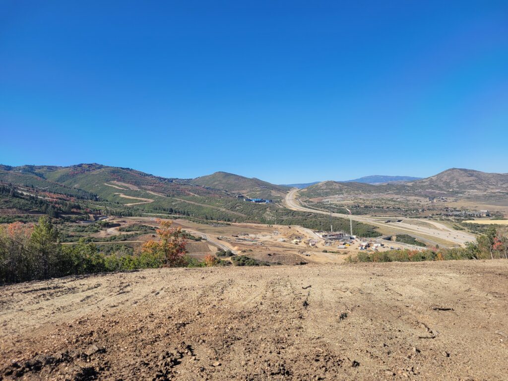 trail construction on Mayflower side