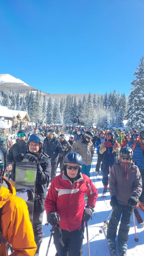 Huge lines at Solitude for opening day 2022